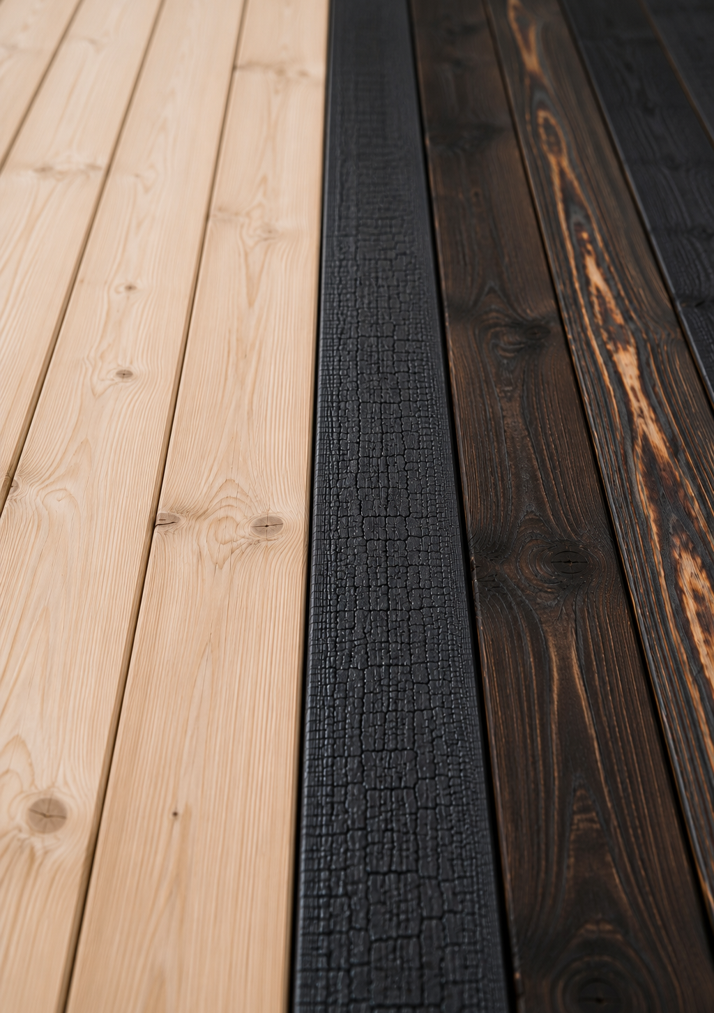 shou sugi ban modrin